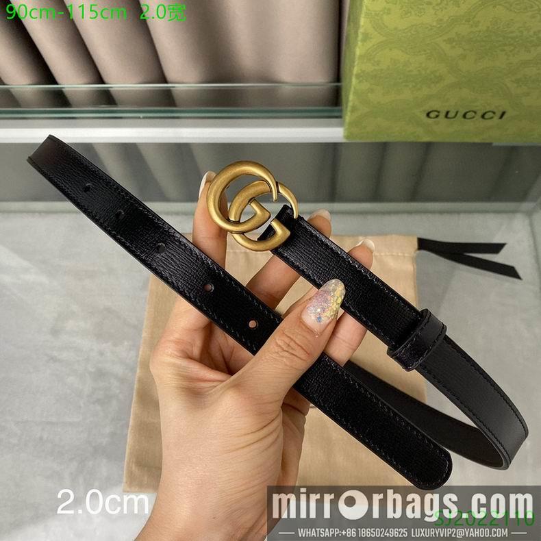Replica Gucci Belt 20mmX90-115cm 7D02