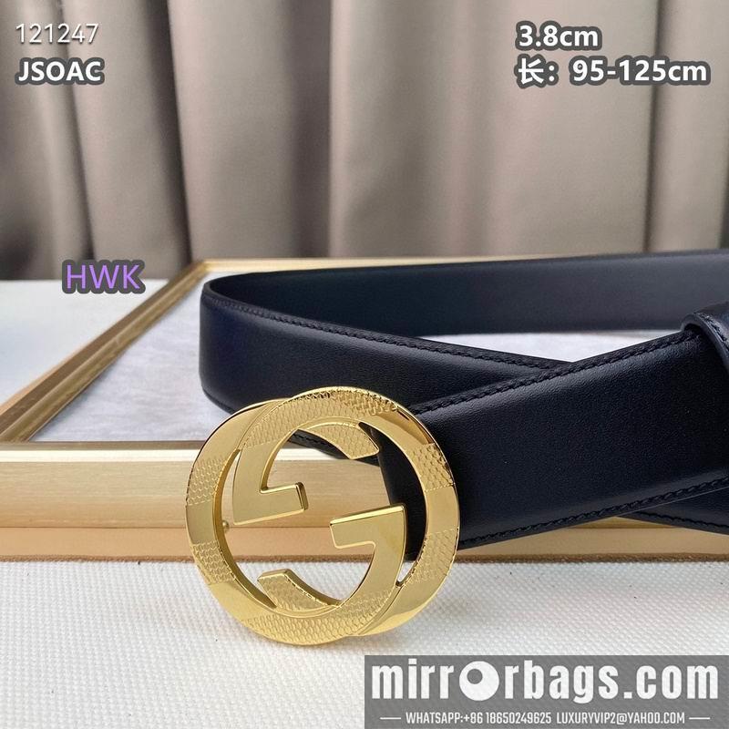 Replica Gucci belt 38mmX95-125cm 8L17