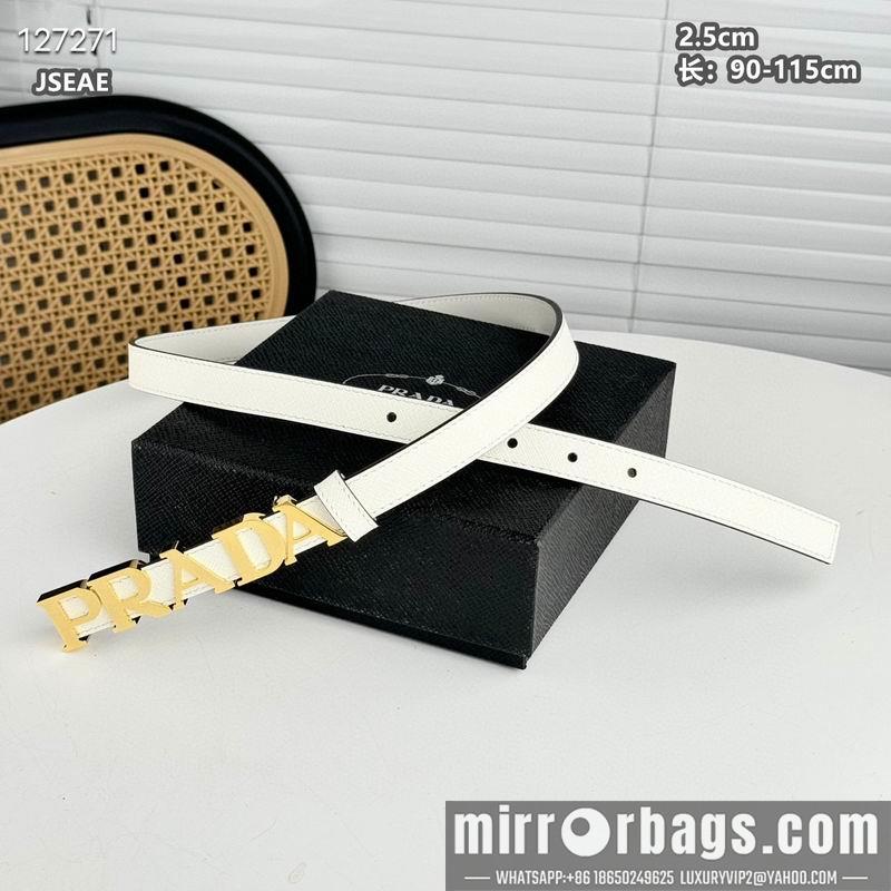 Replica Prada belt 25mmX90-115cm 8L04