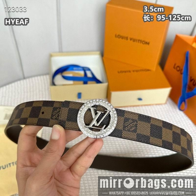 Replica LV belt 35mmX95-125cm 8L02
