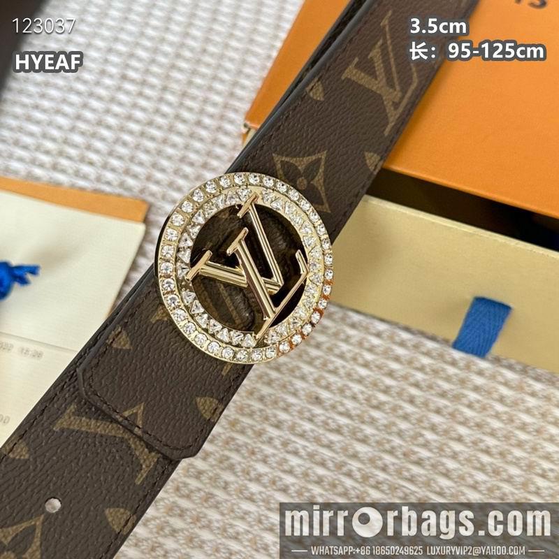 Replica LV belt 35mmX95-125cm 8L02