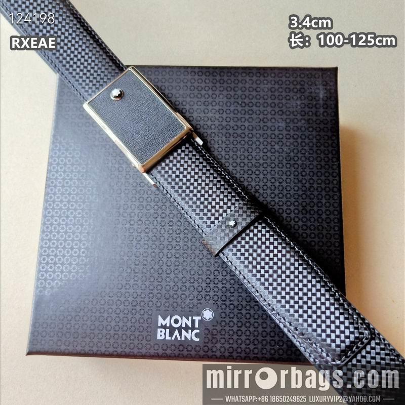 Replica Montlanc belt 34mmX100-125cm 8L14