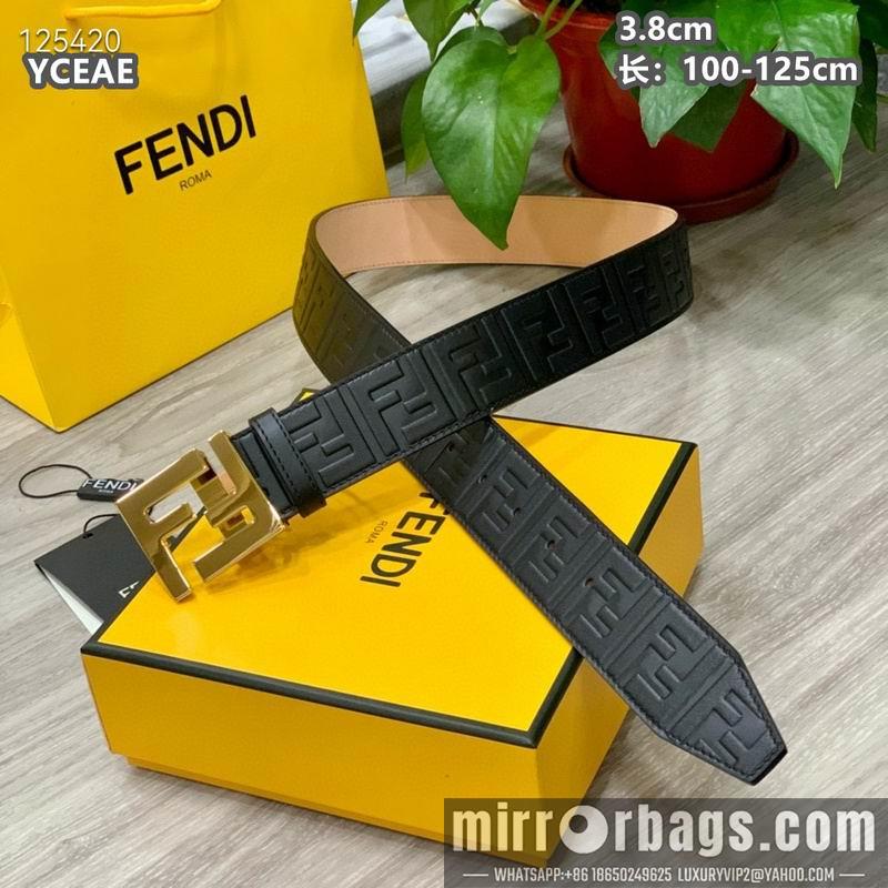 Replica Fendi belt 38mmX100-125cm 8L17