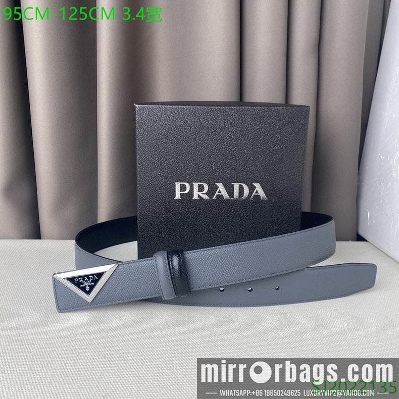 Replica Prada Belt 34mmX95-125cm 7D02