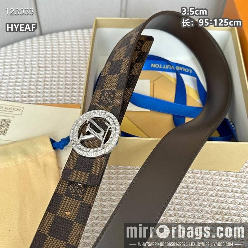Replica LV belt 35mmX95-125cm 8L02