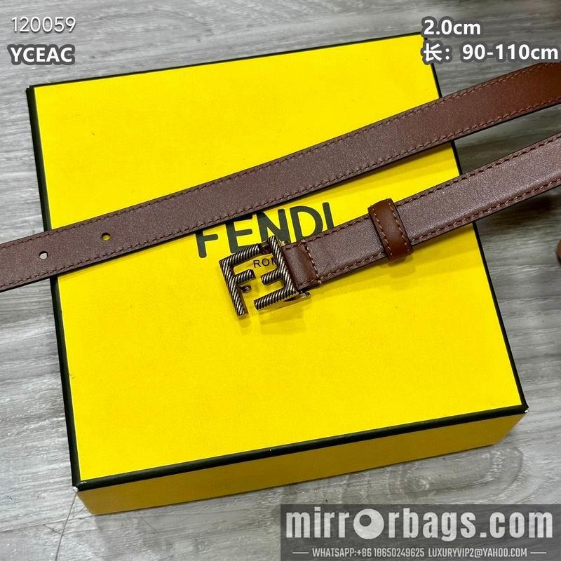 Replica Fendi belt 20mmX90-110cm 8L12