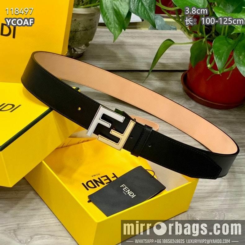 Replica Fendi belt 38mmX100-125cm 8L03
