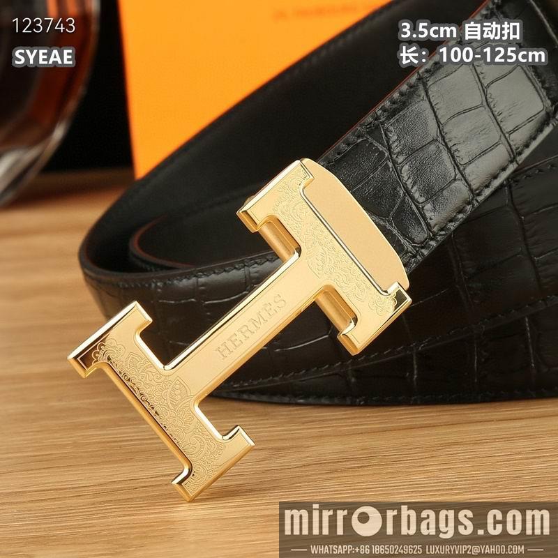 Replica Hermes belt 35mmX100-125cm 8L32