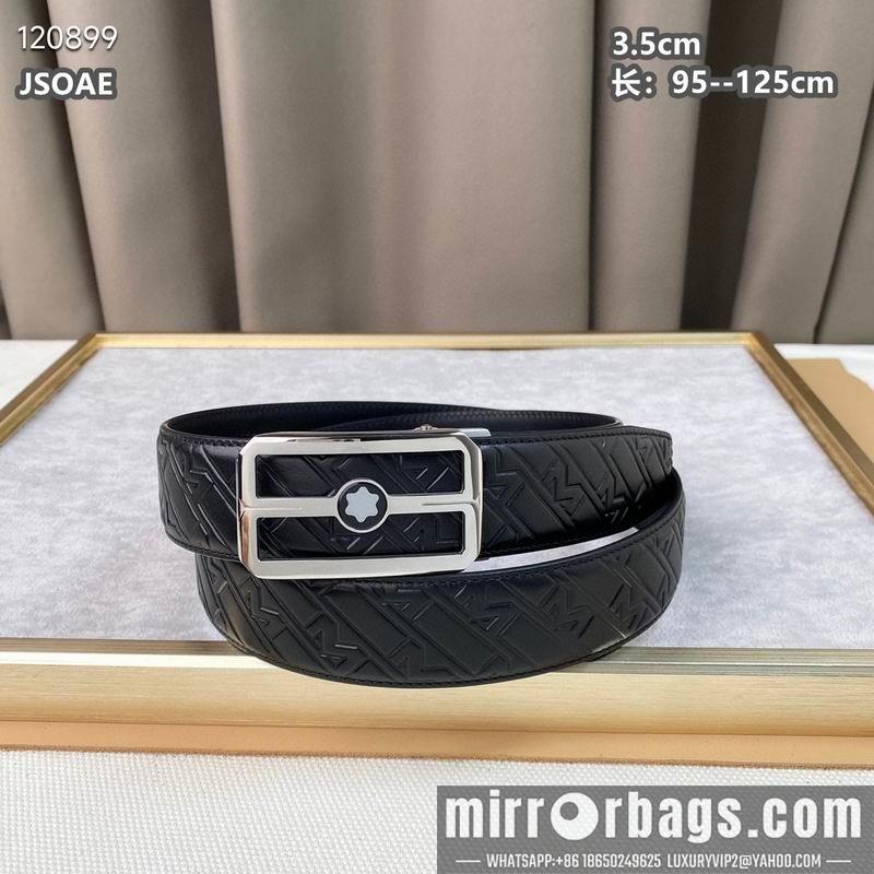 Replica Montblanc belt 自动带 35mmX95-125cm 8L072004