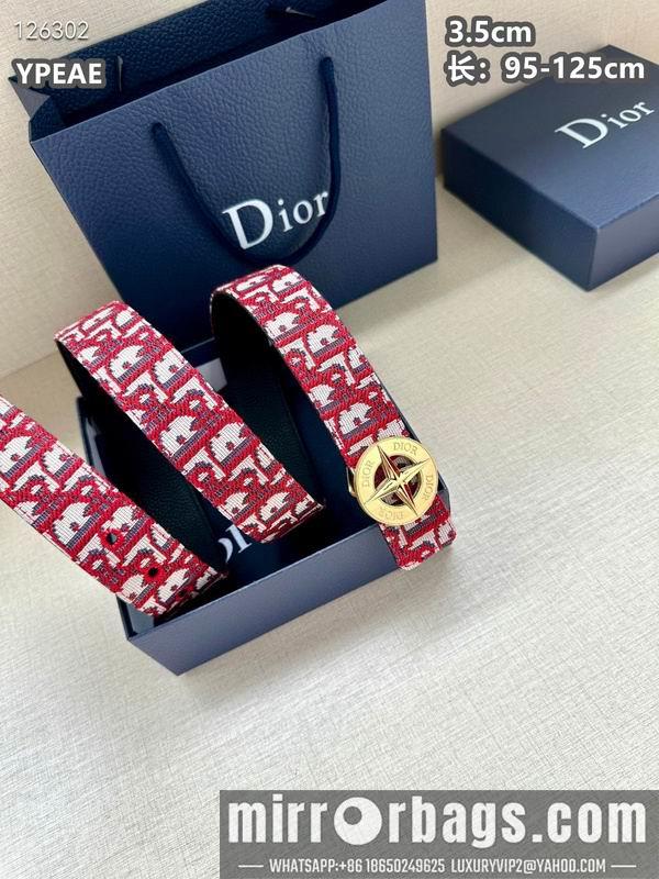 Replica Dior belt 35mmX95-125cm 8L17