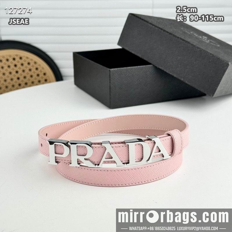 Replica Prada belt 25mmX90-115cm 8L04