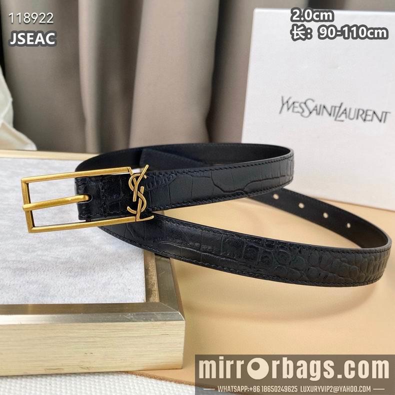 Replica YSL belt 20mmX90-110cm 8L010702