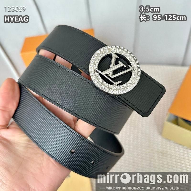Replica LV belt 35mmX95-125cm 8L01