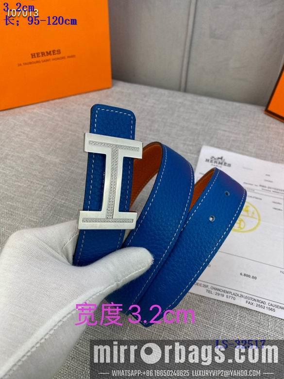 Replica Hermes Belt 32mmX95-125cm 8L01
