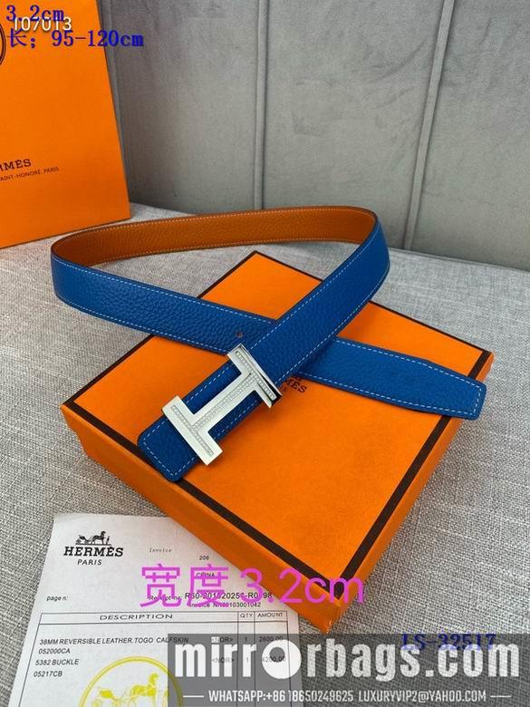 Replica Hermes Belt 32mmX95-125cm 8L01