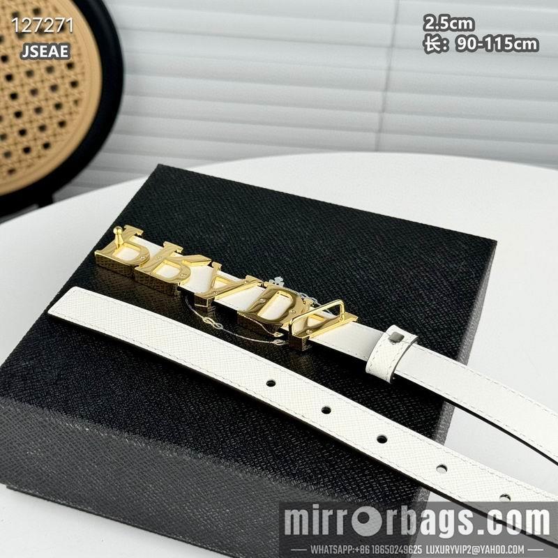 Replica Prada belt 25mmX90-115cm 8L04