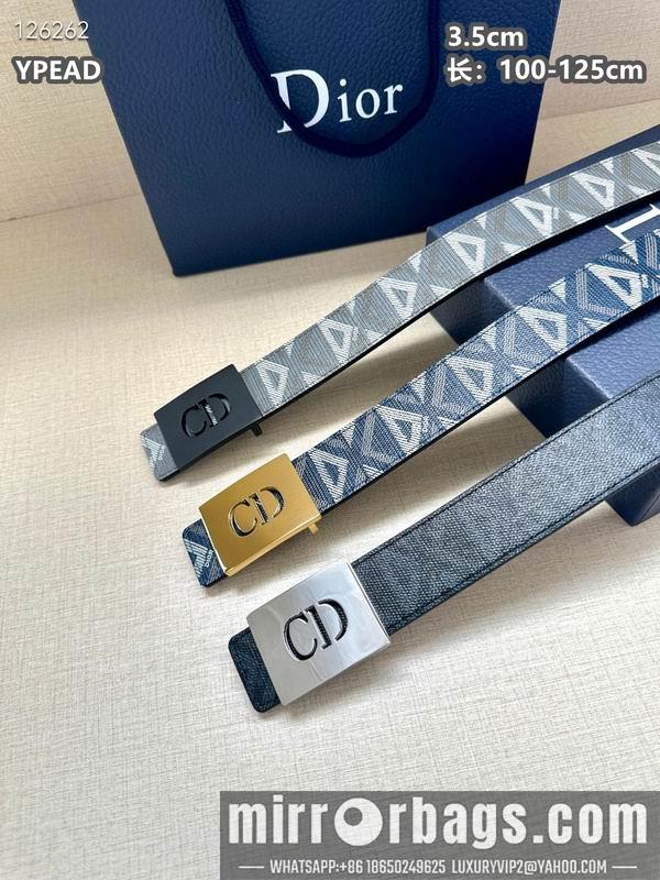 Replica Dior belt 35mmX100-125cm 8L28