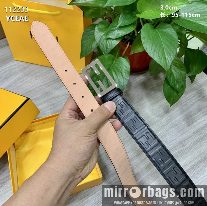 Replica Fendi Belt 30mmX95-115cm 8L09