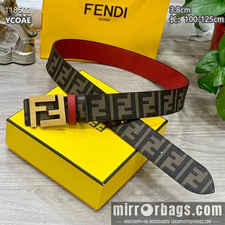 Replica Fendi belt 38mmX100-125cm 8L01