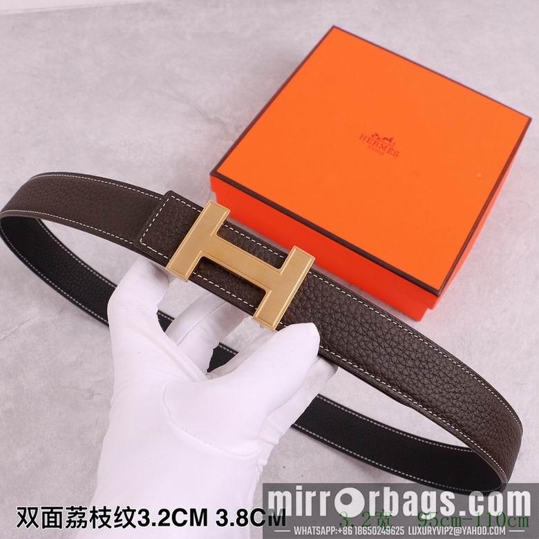 Replica Hermes Belt 32mmX95-110cm 7D24