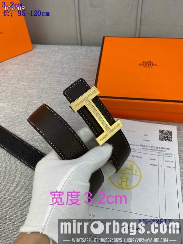 Replica Hermes Belt 32mmX95-125cm 8L01