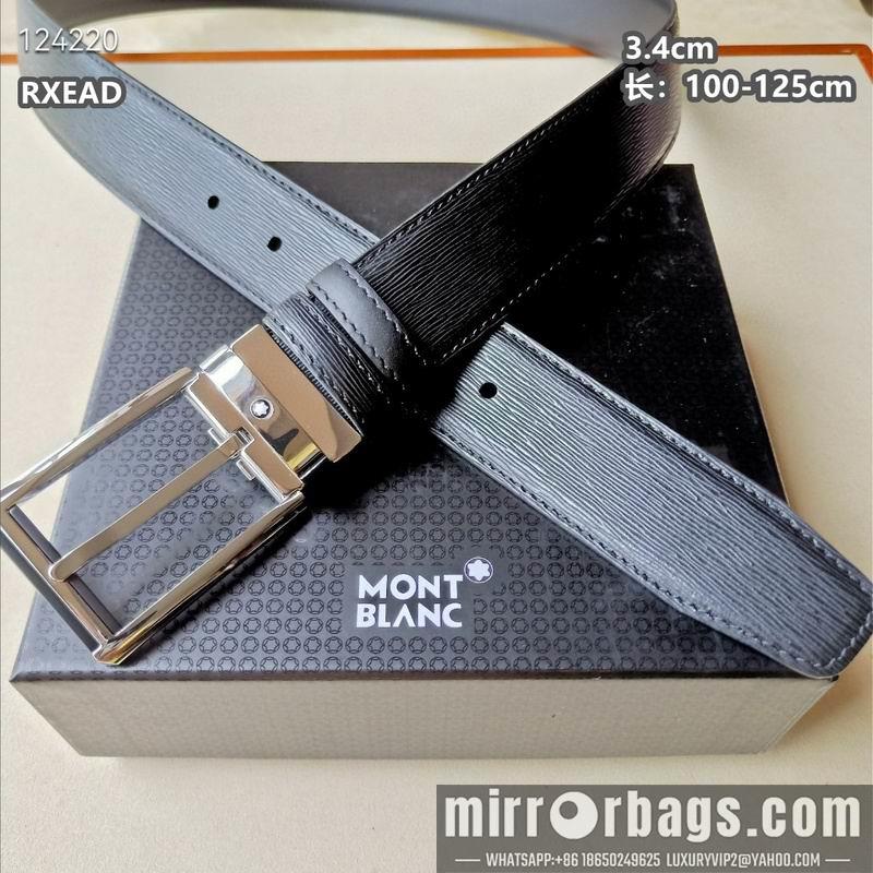 Replica Montblanc belt 34mmX100-125cm 8L05