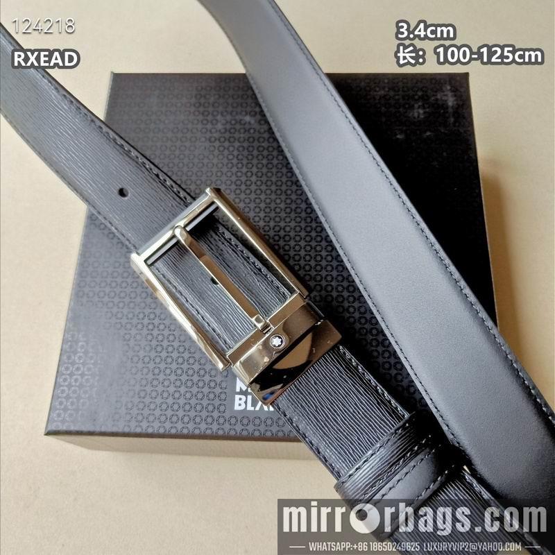 Replica Montblanc belt 34mmX100-125cm 8L05