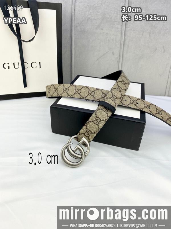 Replica Gucci belt 30mmX95-125cm 8L19