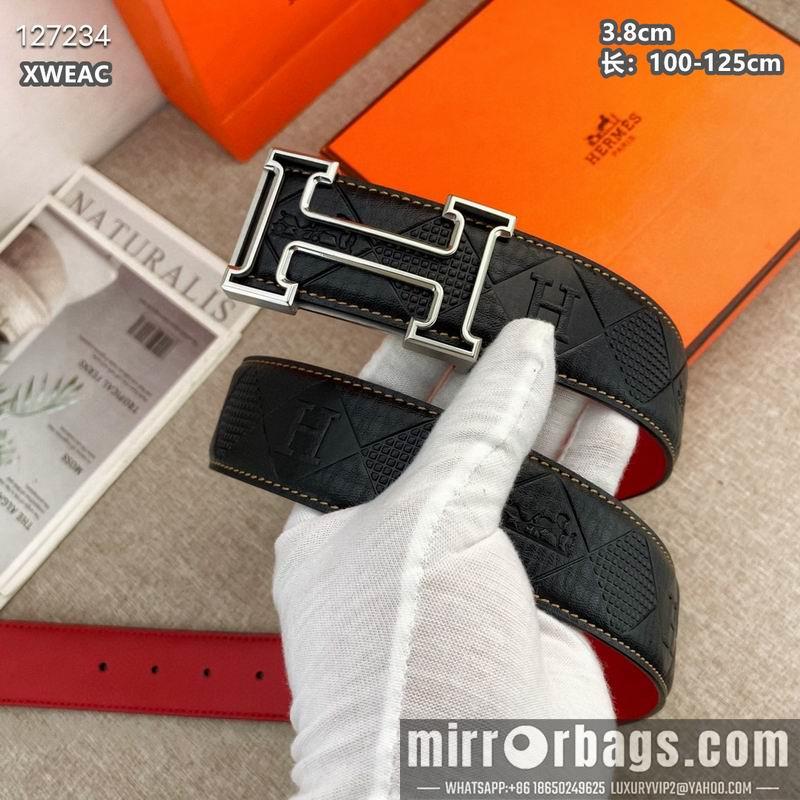 Replica Hermes belt 38mmX100-125cm 8L45