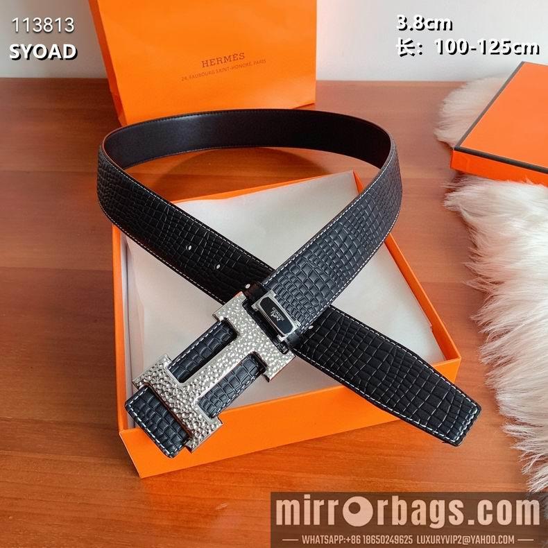 Replica Hermes belt 38mmX100-125cm 8L082508