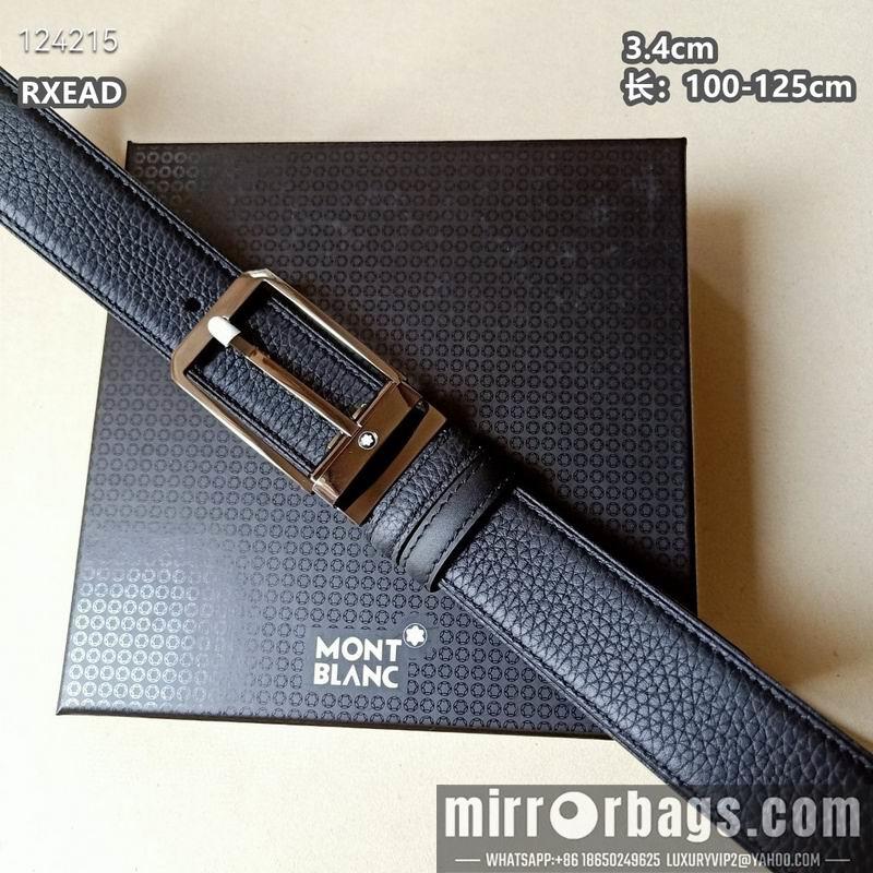 Replica Montblanc belt 34mmX100-125cm 8L05