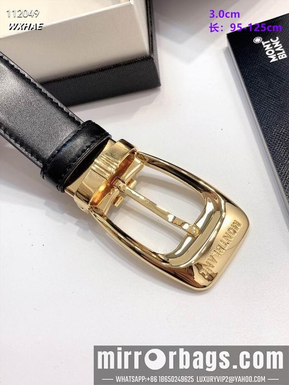 Replica Montblanc belt 30mmX95-125cm 8L02
