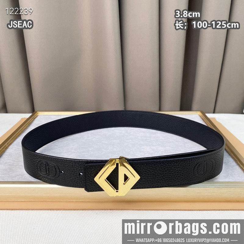 Replica Dior belt 38mmX100-125cm 8L08