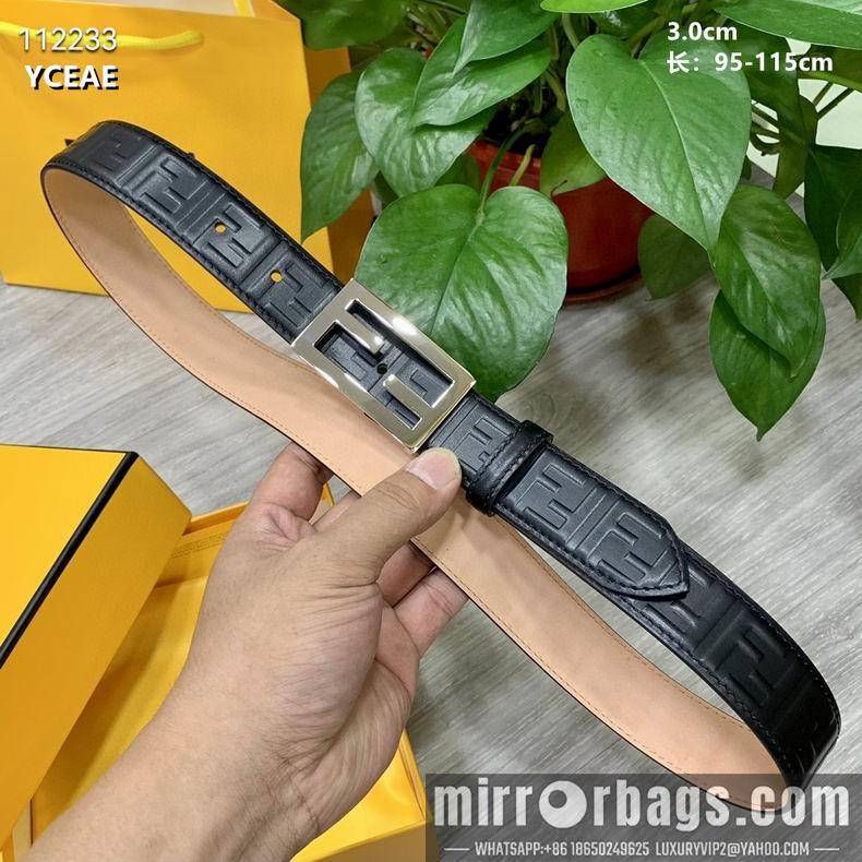 Replica Fendi Belt 30mmX95-115cm 8L09