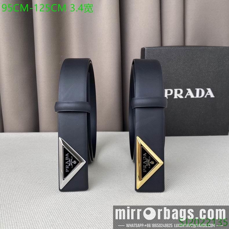 Replica Prada Belt 34mmX95-125cm 7D04