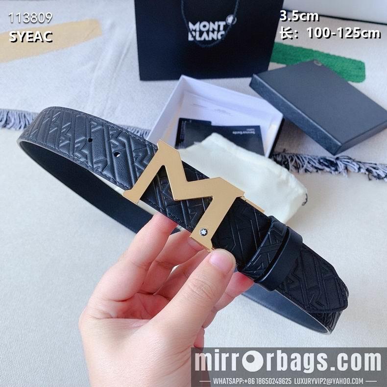 Replica Montblanc belt 30mmX95-125cm 8L02