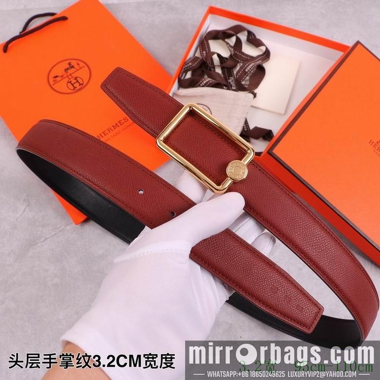 Replica Hermes Belt 32mmX95-110cm 7D24