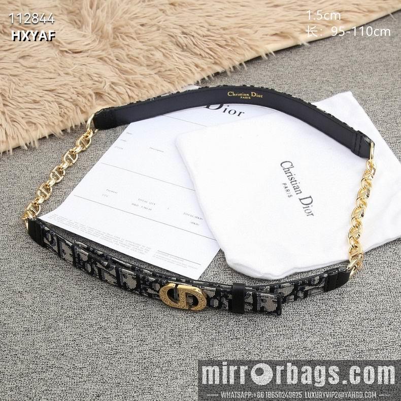 Replica Dior belt 15mmX95-110cm 8L04