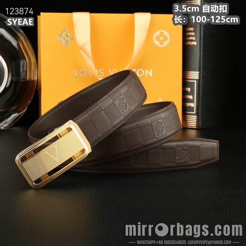 Replica LV belt 35mmX100-125cm 8L50