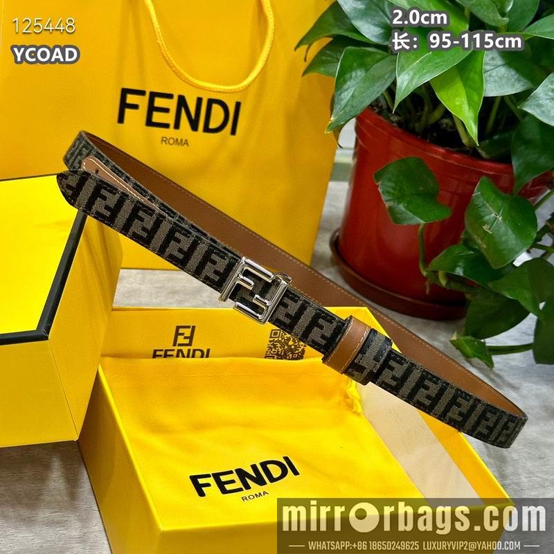 Replica Fendi belt 20mmX95-115cm 8L13