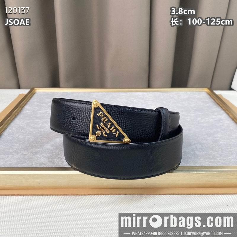 Replica Prada belt 38mmX100-125cm 8L072001