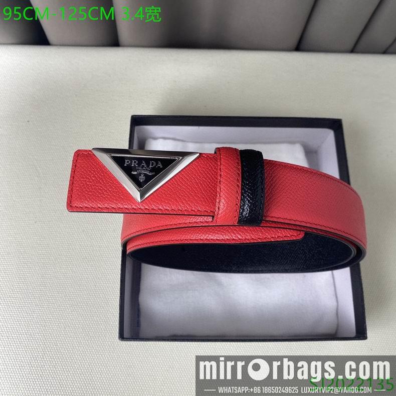 Replica Prada Belt 34mmX95-125cm 7D03