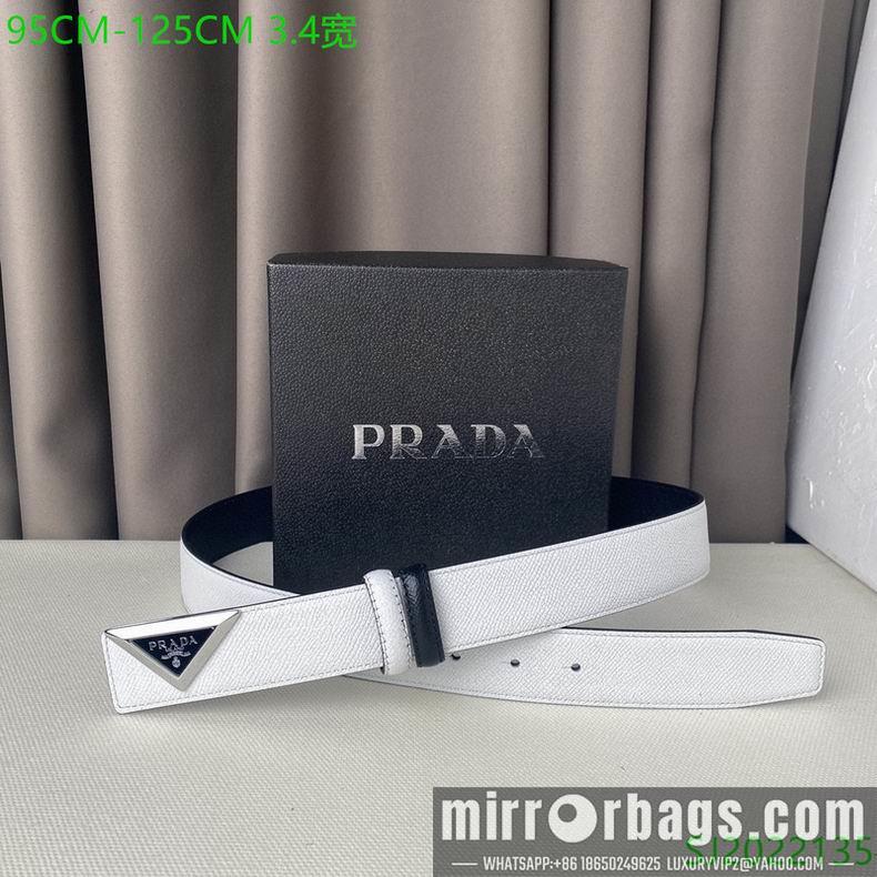 Replica Prada Belt 34mmX95-125cm 7D02