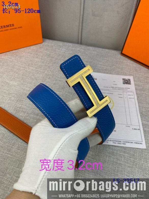 Replica Hermes Belt 32mmX95-125cm 8L01