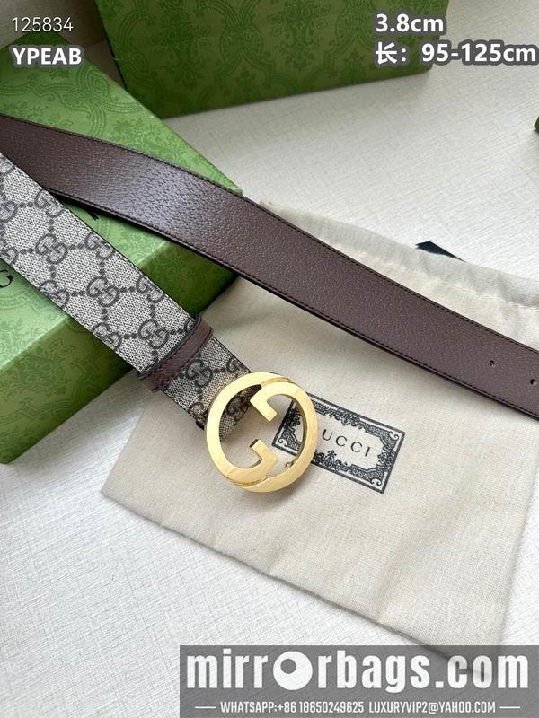 Replica Gucci belt 38mmX95-125cm 8L08