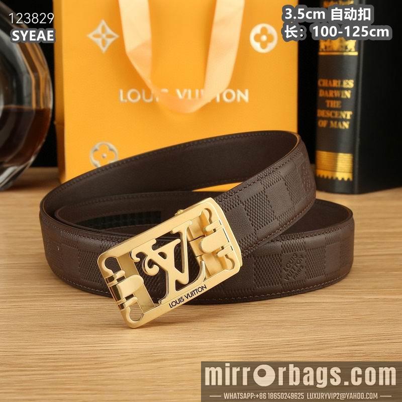 Replica LV belt 35mmX100-125cm 8L54