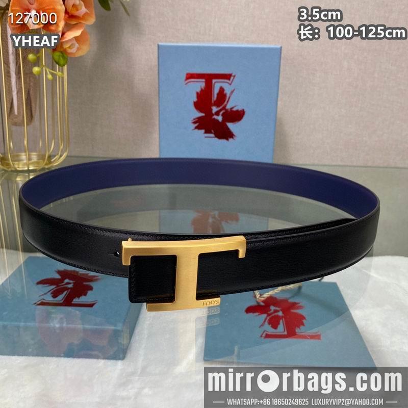 Replica TOD's belt 35mmX100-125cm 8L10