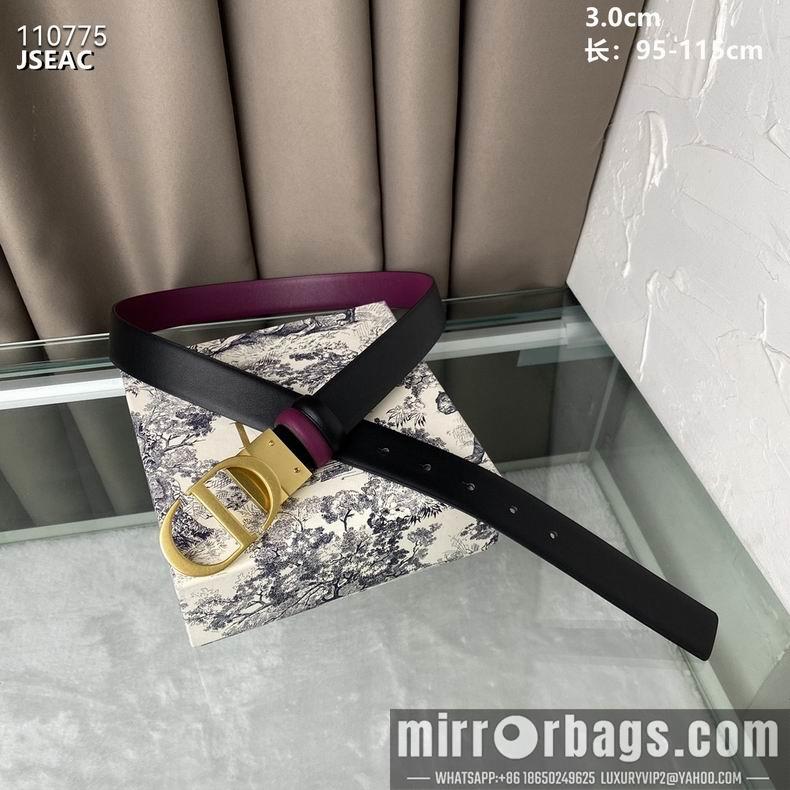 Replica Dior Belt 30mmX95-115cm 8L08