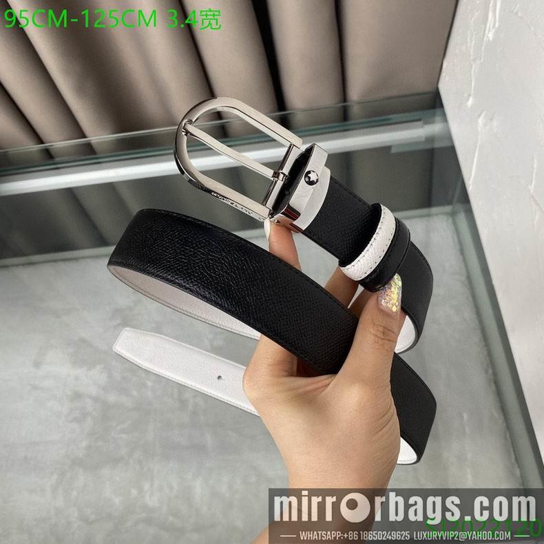 Replica Montblanc Belt 34mmX95-125CM 7D30