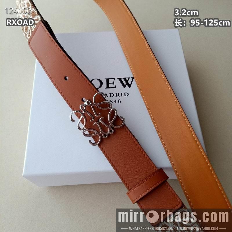 Replica Loewe belt 32mmX95-125cm 8L01